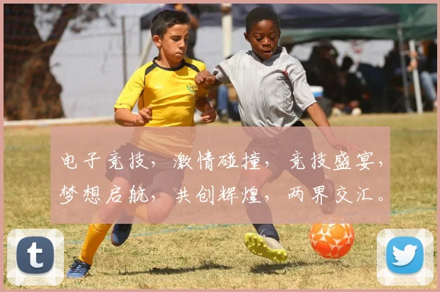 电子竞技，激情碰撞，竞技盛宴，梦想启航，共创辉煌，两界交汇。